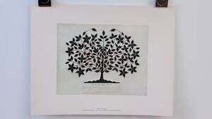 Hannah Cohoon Tree of Light (Blazing Tree) 1845 Shaker Folk Art Print